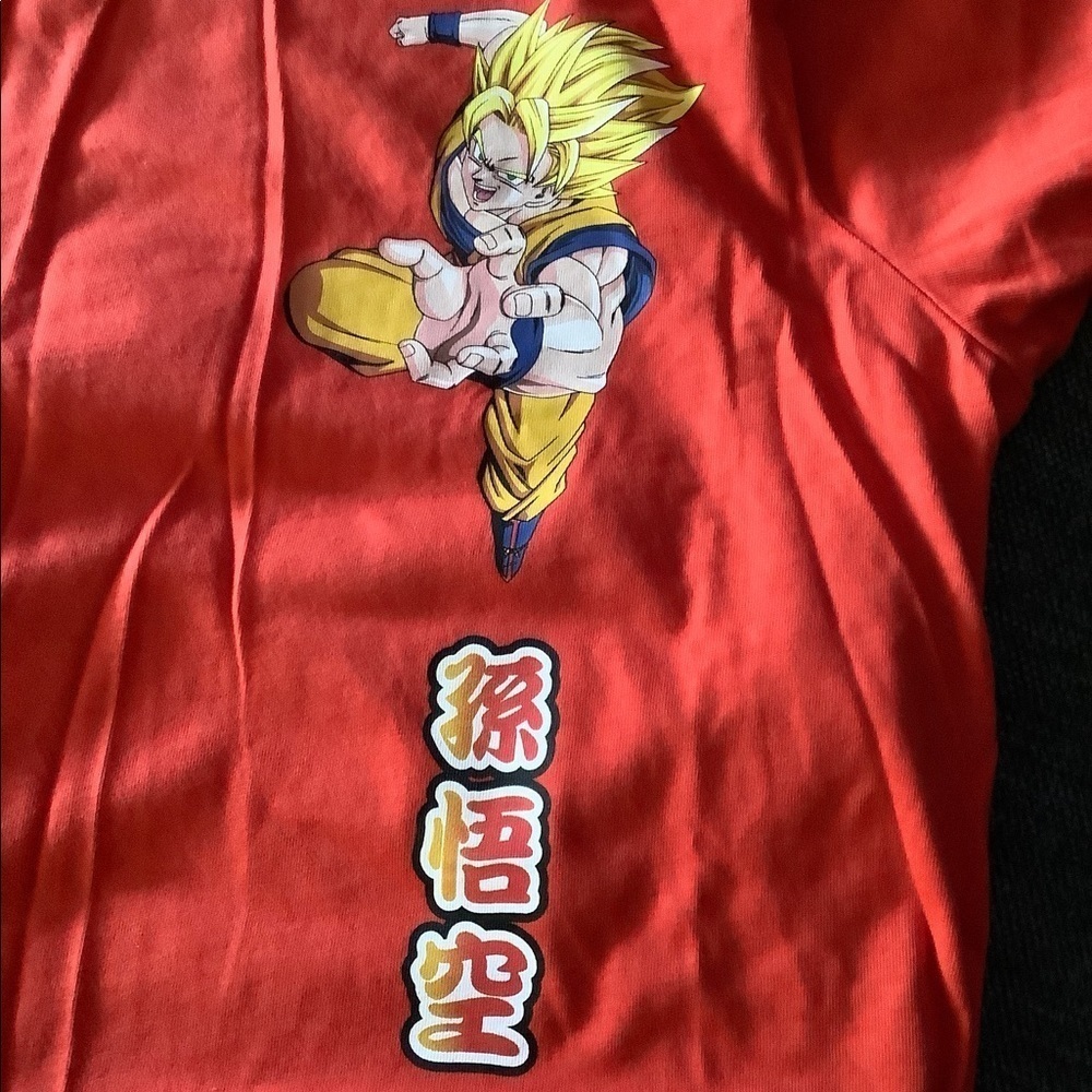 Bershka Dragon Ball Z Super Saiyan 3D Goku T-Shirt​​​​​​​ - Picture 6 of 7